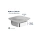 thumbnail image 3 of Jabonera De Baño Cromado Acero Inoxidable Cuadrada Rubinett, 3 of 3