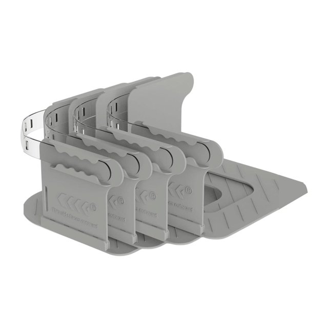 Herramientas de fijación de sábanas de 4 piezas Herramientas de fijación no slip universales fáciles de configuración colchón de colchón de sábana Gris