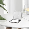 thumbnail image 5 of Uemuo Coffee Beans Print Compact Portable Pocket Makeup Mirror - Leather Cover, Elegant Travel Cosmetic Mirror for Purse, Pocket, and Handbag-Square, 5 of 9