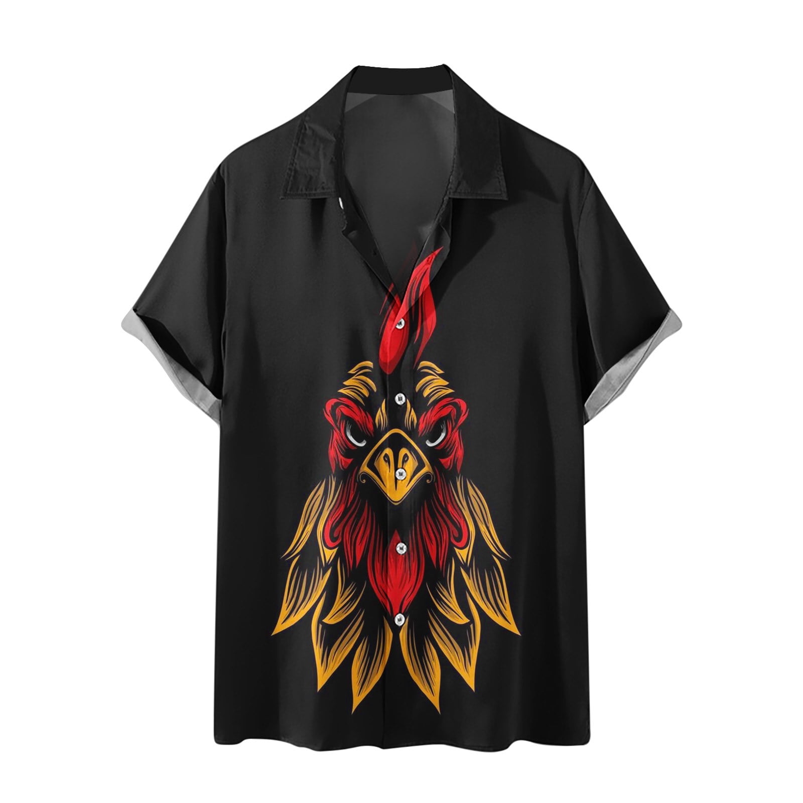 Fanxing Prime Day Deals 2023 Button Shirt Men Shirts Under 10 Dress