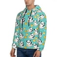 thumbnail image 2 of Hoodies for Men - Panda Bathing Long Sleeve Comfrt Men'S Fashion Hoodies & Sweatshirts, Sweatshirts for Men Hoodies Pullover Clothing Clothes with Pouch, 2 of 7