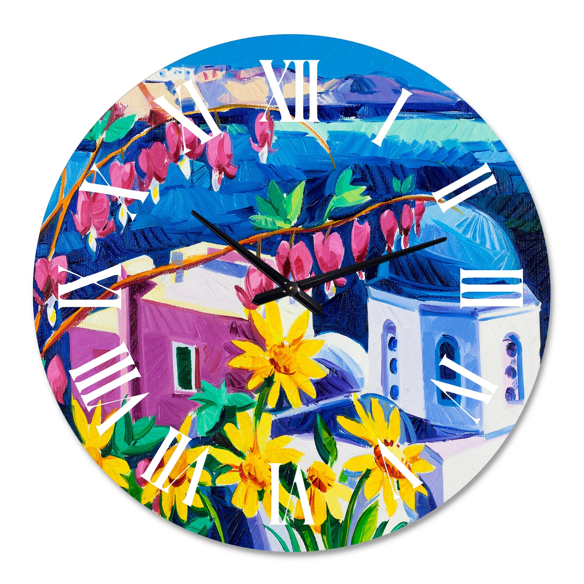 Designart 1 in Coastal Wall Clock