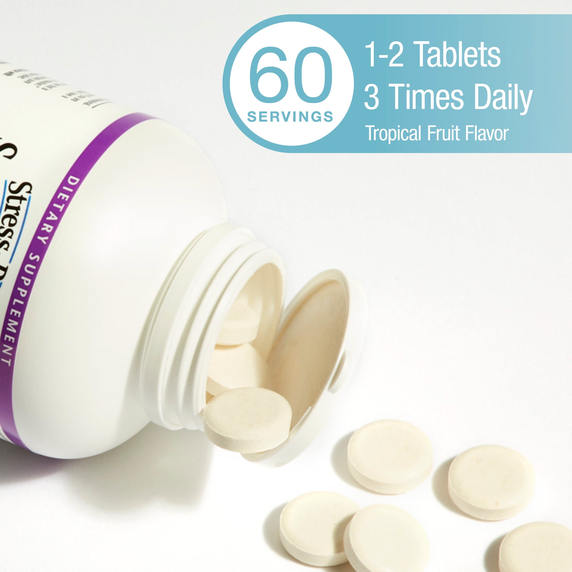 Natural Factors - Stress-Relax Suntheanine L-Theanine - 120 Chewable Tablets