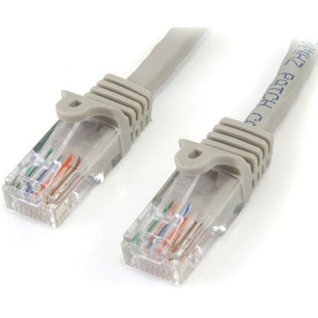 StarTech 15 ft Gray Snagless Cat5e UTP Patch Cable