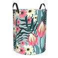 thumbnail image 2 of XMXT Collapsible Laundry Basket, Garden Plants Pattern Waterproof Laundry Hampers Storage Baskets Dirty Clothes Hamper, 40L, 2 of 8