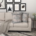 thumbnail image 5 of Grey Brown Ethnic Boho Pillow Covers 16X16 in Bohemian Carpet Vintage Gray Floral Decorative Couch Pillow Cases with Zipper Set of 2 Home Decor for Living Room Bedroom Bed Cushion Outdoor, 5 of 6