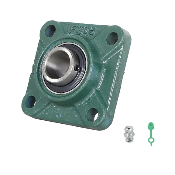 4PCS 1 Inch Pillow Block Square Flange Bore, Solid Base Pillow Block Bearing, Square Pillow Block Bearings - Self Alignment