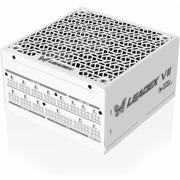 Super Flower SF-850F14XG WH Leadex VII XG 850W 80 Plus Gold Cybenetics Platinum Full Modular ATX 3.1 & PCIe 5.0 12VHPWR Cable Power Supply, White