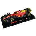 thumbnail image 2 of Ferrari F1-75 #16 Leclerc "Giallo Modena" 2nd Place F1 Italian GP (2022) w/Display Case 1/43 Diecast Model Car by Bburago, 2 of 3