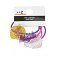 thumbnail image 2 of Way to Celebrate Halloween Motif Hair Elastics, Pumpkin, Candy Corn, Ghost and Bat, 4 Pieces, Female, 2 of 4