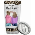 thumbnail image 2 of Friend Gifts for Women,20 oz You Are My Person Tumbler Cups with Lid, Stainless Steel, Double Wall, To my Bestie Insulated Tumblers Travel Coffee Mug, Birthday Christmas Gifts For Her, 2 of 6