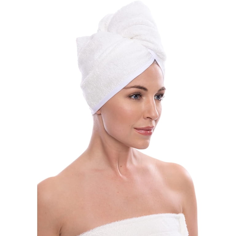 Women\'s Bamboo Viscose Cotton Hair Towel Lightweight Quick Dry Absorbent Texere Women main image 4