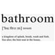thumbnail image 1 of Ganfancp Boho Funny Bathroom Signs Wall Artprint Mid Art Bathroom Poster, No Incluye Marcos para Fotos Liquidación Ventas Hoy Ofertas Prime 1X Decoración, 1 of 2
