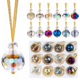thumbnail image 1 of Hanging Christmas Tree 22mm Electroplated Phantom Ball Crystal Pendant Christmas Tree Pendant Xmas, 1 of 4