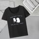 thumbnail image 3 of Camiseta con letras de animales lindos de dibujos animados para mujer, suave para senderismo, pesca, mochilero M Yuyangstore Camiseta para mujer, 3 of 8