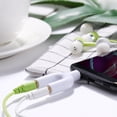 thumbnail image 5 of Adaptador de extensión de 3,5 mm 1 a 2 Divisor de audio para auriculares Blanco, 5 of 5