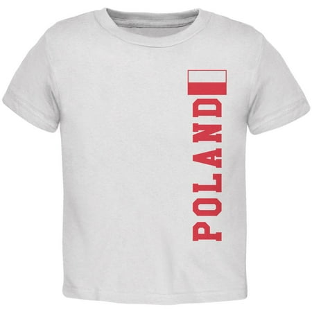 

World Cup Poland Toddler T Shirt White Toddler Size 5/6