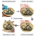 thumbnail image 2 of RYLABLUE Octopus and Pirate Ship Retro Sheet Music Set of 8 Round Coaster for Drinks, Absorbent Ceramic Stone Coasters Cup Mat with Cork Base for Home Kitchen Room Coffee Table Bar Decor, 2 of 5