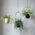 thumbnail image 5 of Black Metal Hanger Metal Wall And Ceiling Hanging Planter Modern Planter Mid Flower Pot Holder Minimalist Planter For Indoor Outdoor Home, 5 of 5