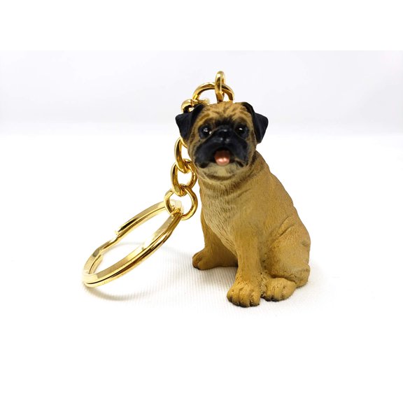 Pug Keychain
