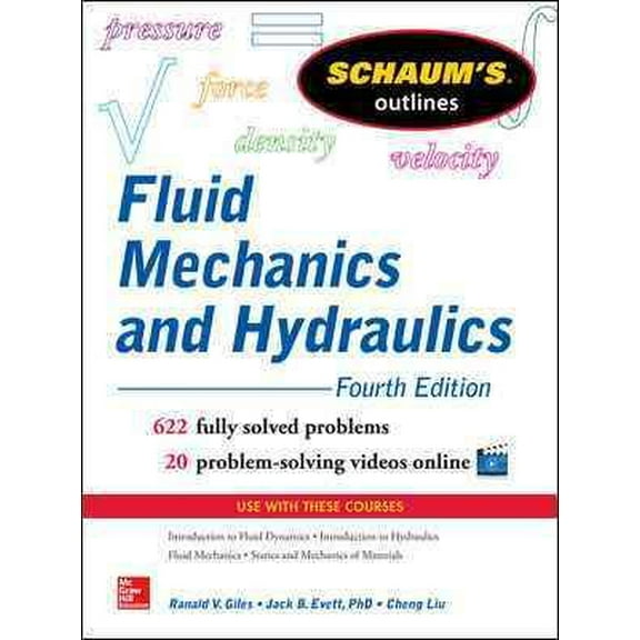 Schaum's Outline of Fluid Mechanics and Hydraulics, 4th Edition (Paperback)