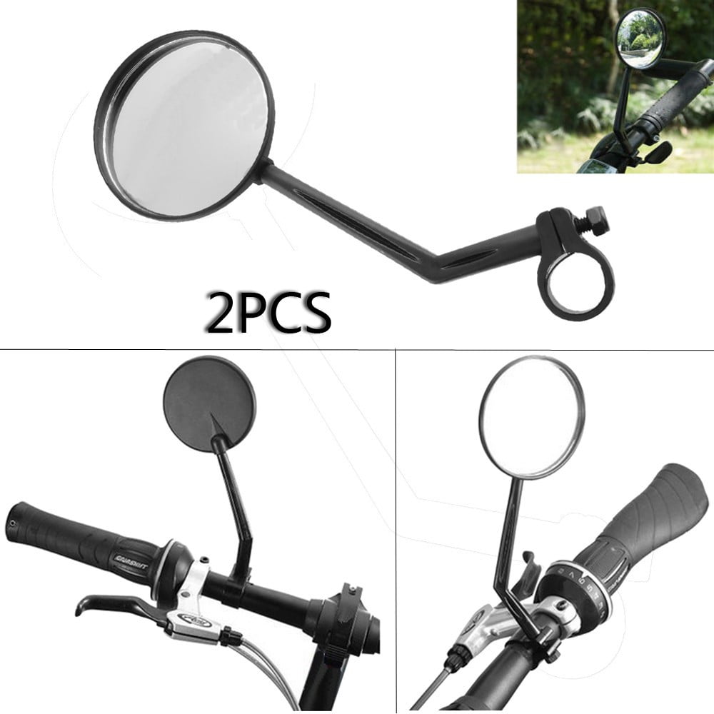 2Pcs Bicycle mirror Bike Handlebar Flexible Rear Back Mirror Rearview  NewBDZY