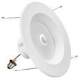 Maxxima 5 in. & 6 in. Retrofit LED PIR Motion Sensor Downlight 1300