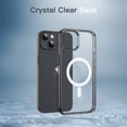 thumbnail image 5 of JETech Magnetic Case for iPhone 13 6.1-Inch Compatible with MagSafe Wireless Charging, Shockproof Phone Bumper Cover, Anti-Scratch Clear Back (Black), 5 of 7
