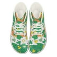 thumbnail image 6 of Psesaysky Green Hat Four Leaf Clovers Barefoot Shoes for Women Soft Comfortable Durable Sneakers Size 6-13.5, 6 of 7