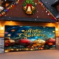 thumbnail image 6 of Large Festive Christmas Background for Holiday Parties and Santa Photography 7x16 Ft Garage Door Banner, 6 of 6