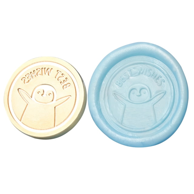 Bsvklp Animal DIY Art Seal Head Ronda Ornamental para Invitaciones Boda (pingüinos)