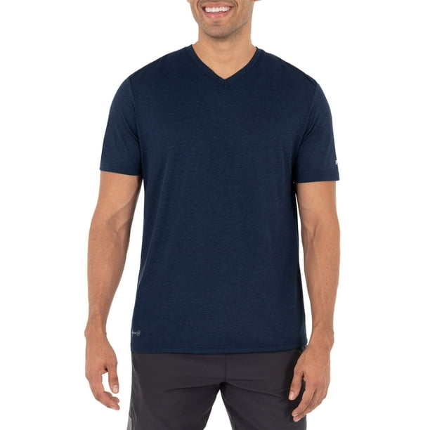 Russell Men's and Big Men's Active Fresh Force Recycled VNeck TShirt