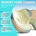 thumbnail image 5 of Premium Gel & Memory Foam Seat Cushion–Doctor Recommended Office Chair Cushion,Car Seat Cushion–Chair Cushions for Back & Sciatica Pain Relief–Seat Cushions for Office & Desk, 5 of 6