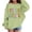 Light Green, variant on YunPes Fifth Grade Back to School Pullovers for Girls Colorful Funny Print Preppy Sweatshirts 3-13 Years Kids Graphic Tee Crewneck Tops