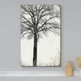 thumbnail image 2 of wall26 Canvas Print Wall Art Black &amp; White Grunge Tree Silhouette Nature Plants Digital Art Modern Art Rustic Dramatic Dark Duotone for Living Room, Bedroom, Office - 12"x18", 2 of 7