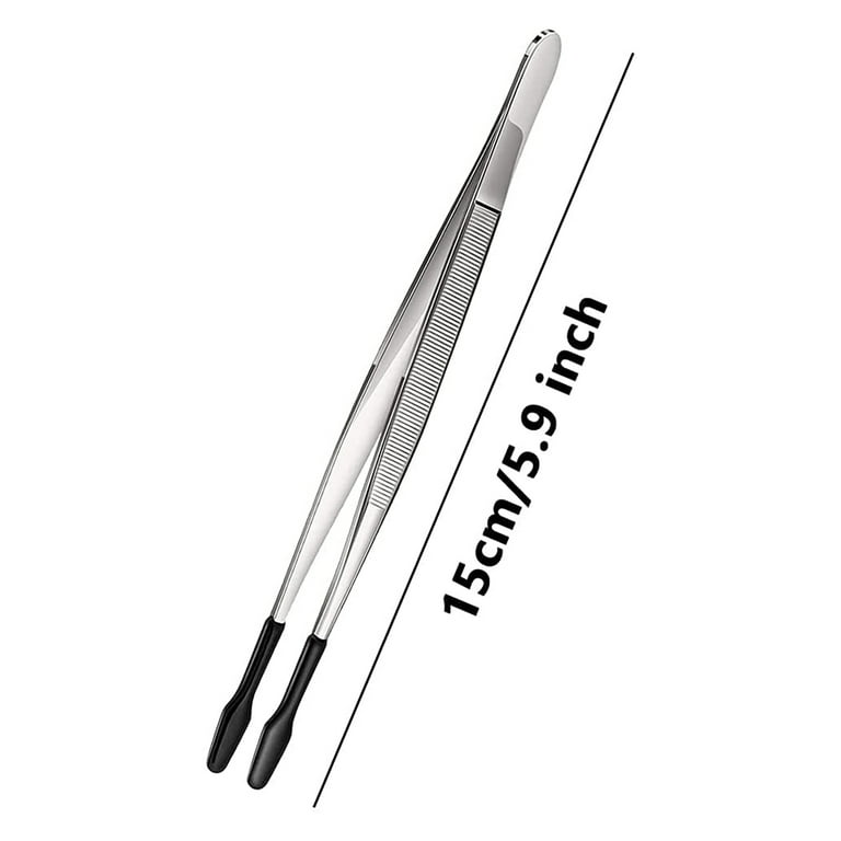 PVC Tip Tweezers, Specialty Lab & Craft Hold 6” Round Rings