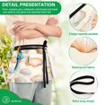 thumbnail image 4 of Yayeee Waist Apron with Pockets for Cooking Waterproof Half Server Aprons, Beige Seashell, 4 of 7