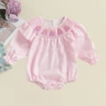 thumbnail image 2 of YunPes Summer Baby Birthday Banquet Long Sleeve Plaid Embroidered Cake Long Sleeve Plaid Climbing Clothes Thanksgiving Baby Clothes, 2 of 3