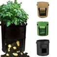 thumbnail image 5 of Sinhoon Potato Planter Bags - Garden Tub for Vegetable Growing Large Grow Bags with Handles for Vegetables Sweet Potato Tomatoes Strawberry Carrot Onion(2pcs), 5 of 10