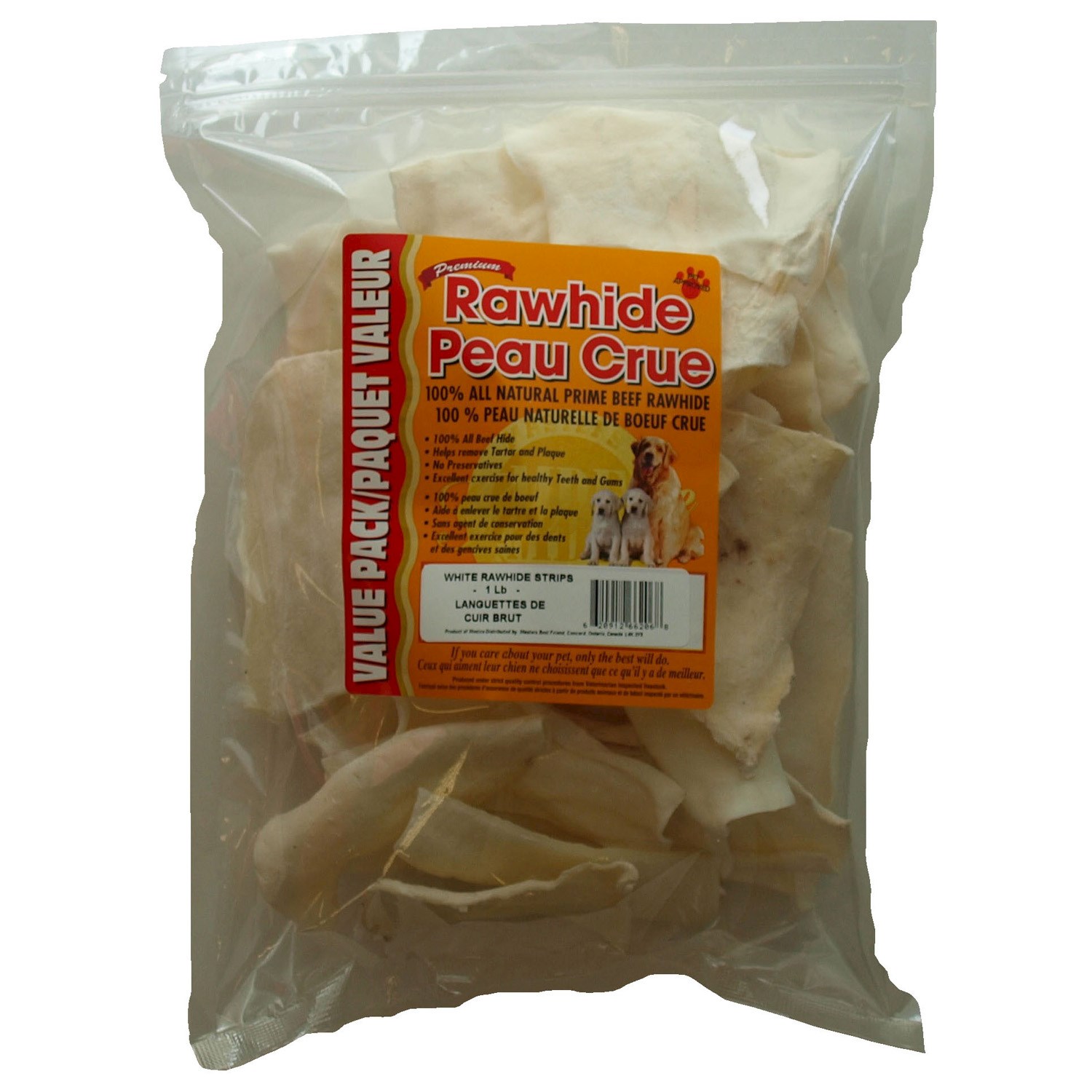 RAWHIDE CHIPS NATURAL 16OZ