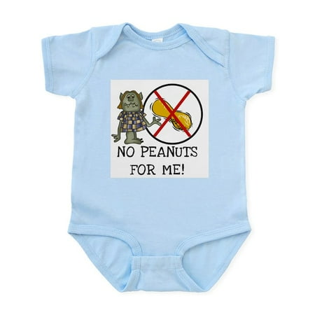

CafePress - Halloween NO Peanuts Infant Bodysuit - Baby Light Bodysuit Size Newborn - 24 Months
