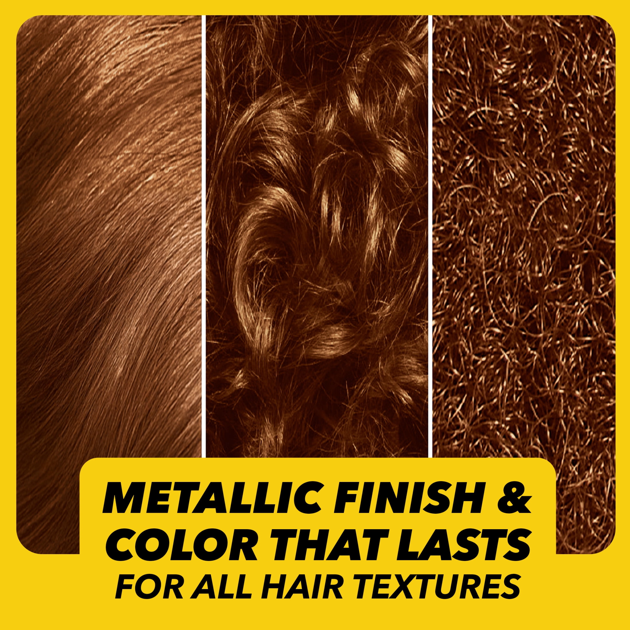 got2b Metallics Permanent Hair Dye, Bronzed Copper, Hair Color for Women & Men, 1 Kit
