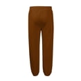 thumbnail image 4 of Fabrcox S-5xl Baggy Sweatpants Men Winter Fleece Lined Active Joggers Sweatpants Drawstring Pockets Athletic Casual Jogger Running Sweatpants Brown M, 4 of 7