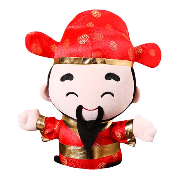 2023 Année Mascotte Poupée, Dieu de la Richesse Peluche Poupée Nouvelle Année Mascotte Poupée, la Sécurité Richesse et Auspiciosité