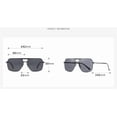 thumbnail image 2 of Polarized Sunglasses Men's Frameless Driving Box Sunglasses Outdoor Fishing (Color : B, Size : Medium), 2 of 4