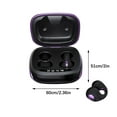 thumbnail image 5 of JX80 Wireless Bluetooth Earbuds with Noise Reduction, 5.3 HD Stereo & Mic, IPX8 Waterproof, 5H Playtime, Lightweight Secure Fit for Sports Gym Running Mobile Tablet PC, 5 of 8