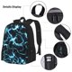 thumbnail image 3 of Fotbe Lightning Set Escolar 3 en 1 para Niños - Mochila Duradera con Lonchera Aislante y Estuche para Lápices - Mochila Escolar para Niños y Niñas, 3 of 7