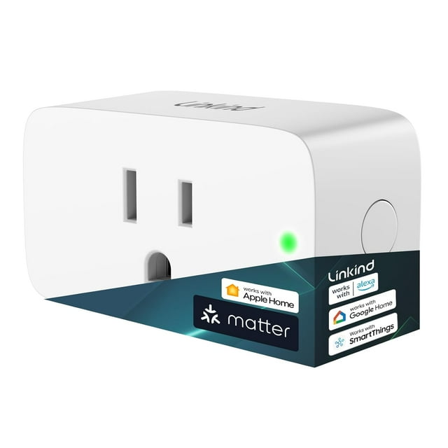 El enchufe inteligente Linkind Matter funciona con Alexa, Siri y Google Home