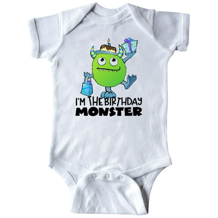 

Inktastic I m the Birthday Monster- Green Gift Baby Boy or Baby Girl Bodysuit