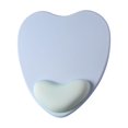 thumbnail image 1 of Alfombrilla de ratón ergonómica en forma de corazón, con soporte de gel para reposamuñecas, antideslizante para trabajar en la oficina en casa, 1 of 5